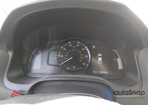 2017 Hyundai Ioniq Hybrid Blue z USA, uszkodzony, nr VIN KMHC65LC2HU021950